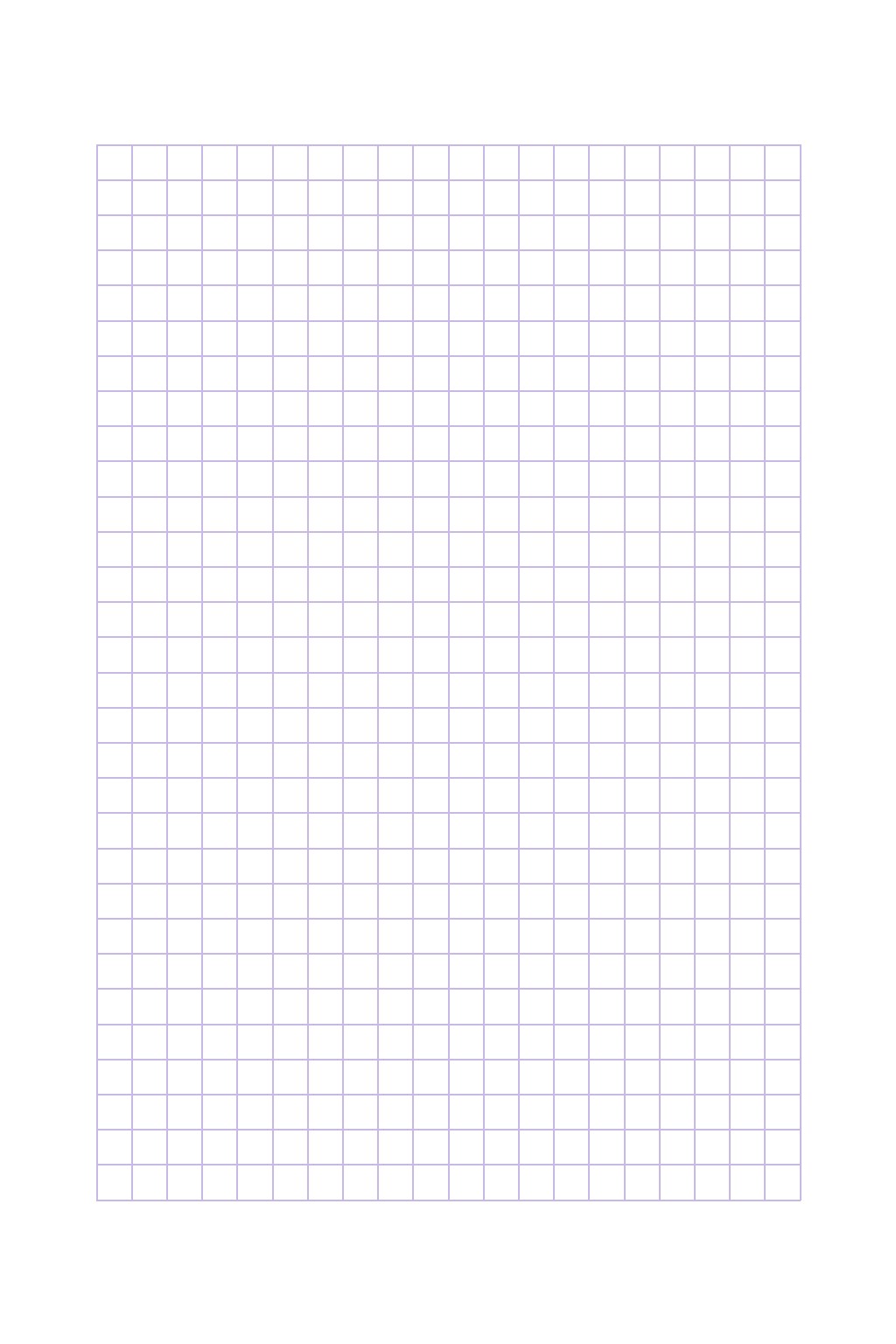 Coloriage Ma grille de pixel art vierge (avancé) à imprimer