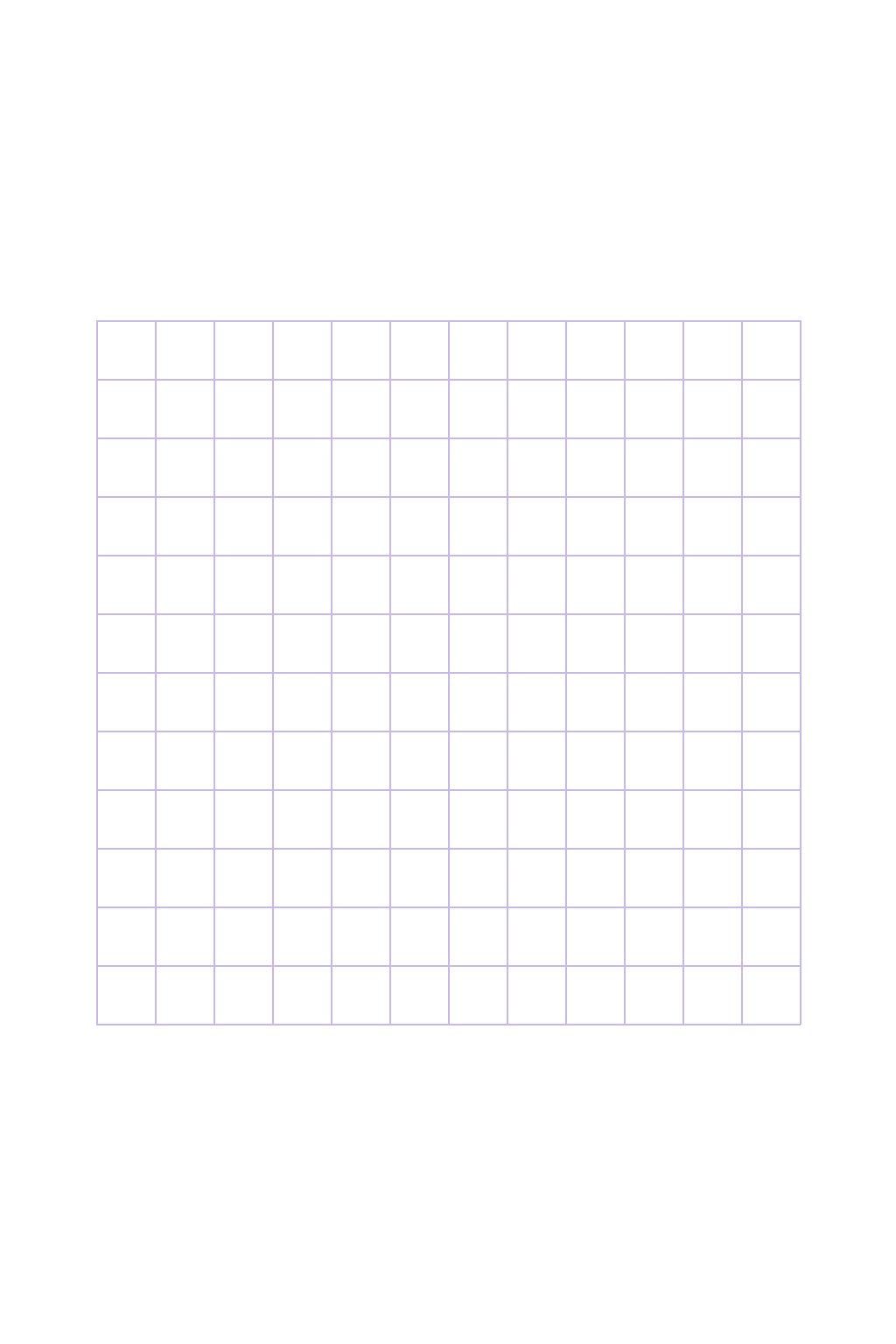 Coloriage Ma grille de pixel art vierge (débutant) à imprimer